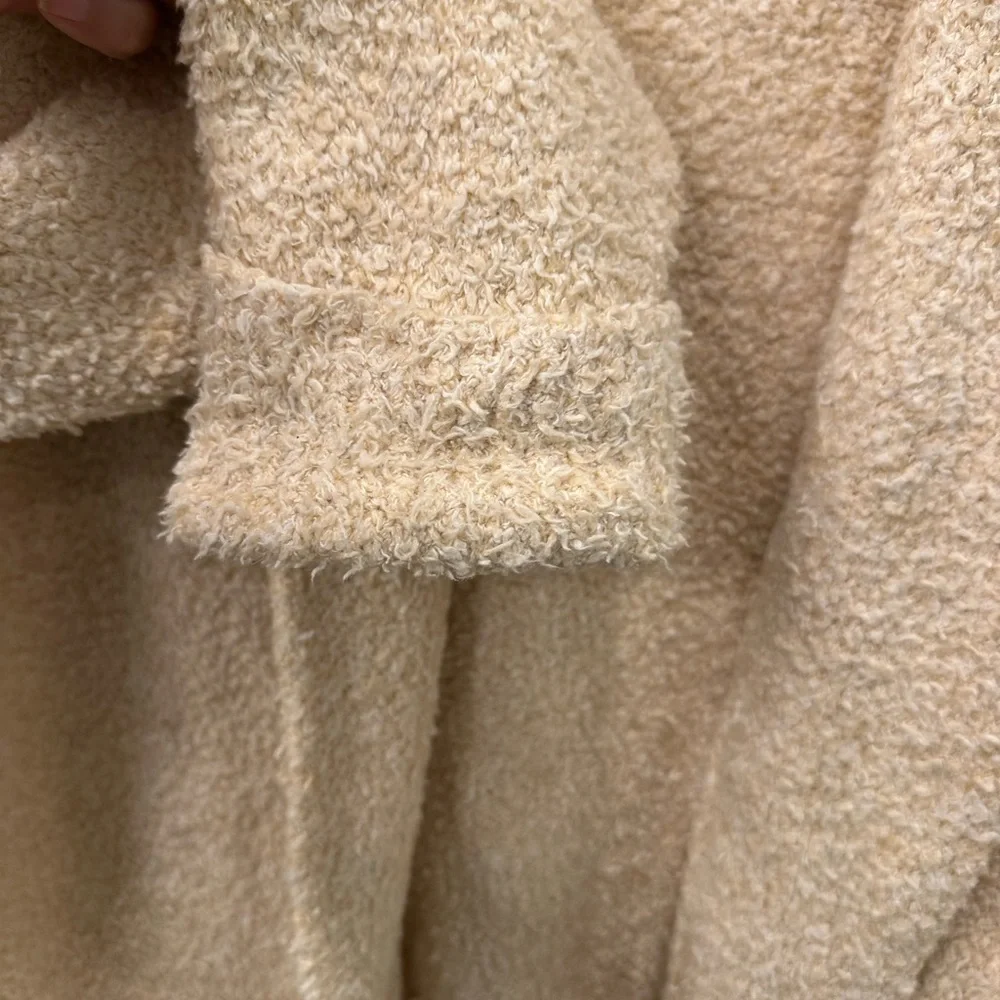Hello Nite Soft Cozy Cream Women's Cardigan M - Picture 3 of 6